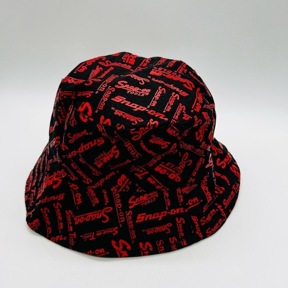 Snap On Tools Black and Red Logo Bucket Hat New Without Tags - Picture 8 of 8
